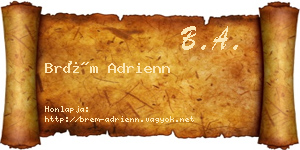 Brém Adrienn névjegykártya